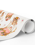 Baby Hot Air Balloon Wrapping Paper -  Pink