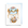 New baby boy card with a baby in a blue floral hot air balloon, golden ribbons and a Congratulations banner